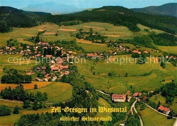 Gresgen Erholungsort im Schwarzwald Fliegeraufn