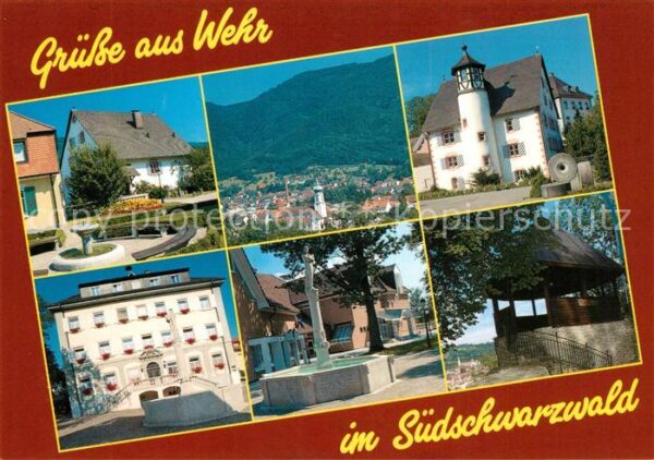 Wehr Baden Teilansichten Erholungsort im Schwarzwa