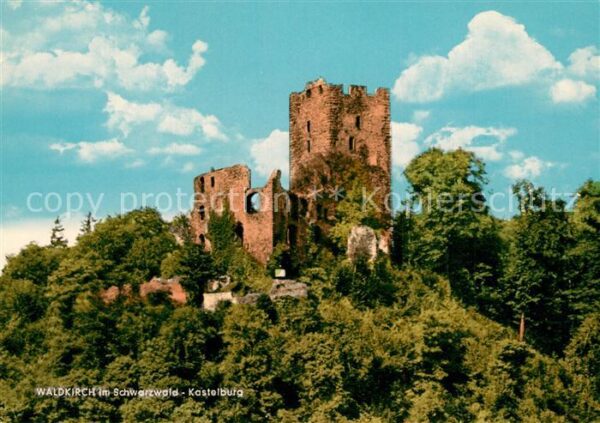 Waldkirch Breisgau Kastelburg Burgruine im Schwarzwald