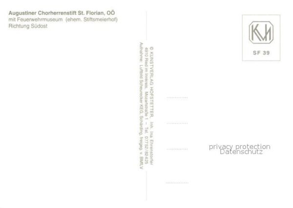 St Florian Augustiner Chorherrenstift Fliegeraufna – Bild 2