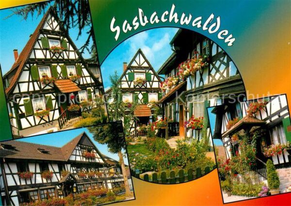 Sasbachwalden Fachwerkhäuser Blumen- und Weinort