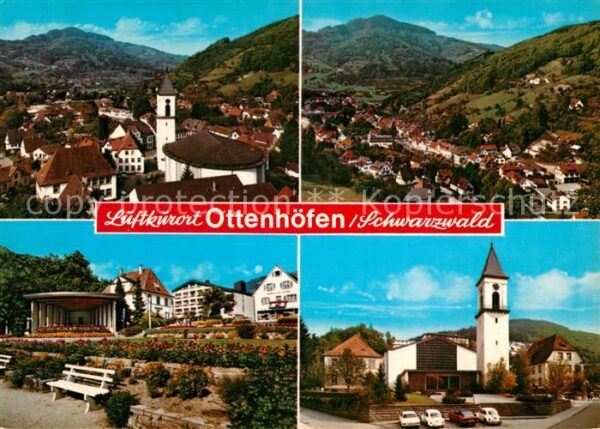 Ottenhoefen Schwarzwald Teilansichten Luftkurort Konzertpavillo