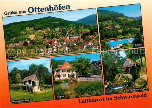 Ottenhoefen Schwarzwald Panorama Freibad Rainbauernmühle Kurpar