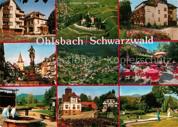 Ohlsbach Teilansichten Park Minigolf Terrassenca