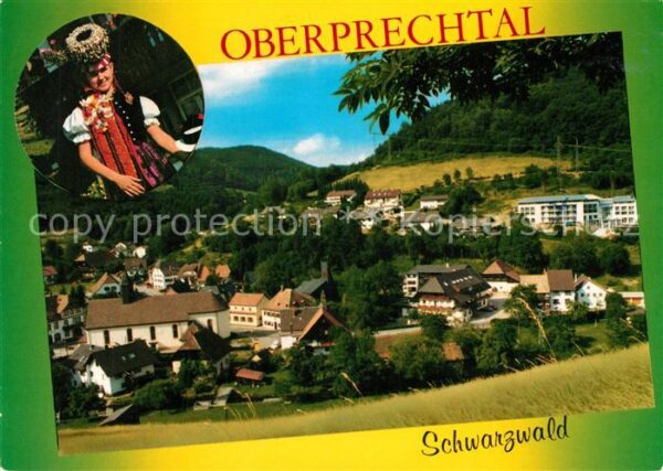 Oberprechtal Teilansicht Erholungsort im Schwarzwald