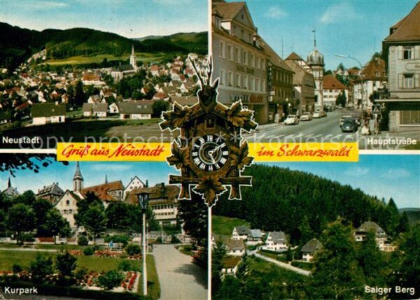 Neustadt Schwarzwald Gesamtansicht Hauptstrasse Kurpark Saig