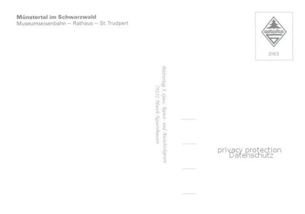 Muenstertal Schwarzwald Landschaftspanorama Museumseisenbahn Ra – Bild 2