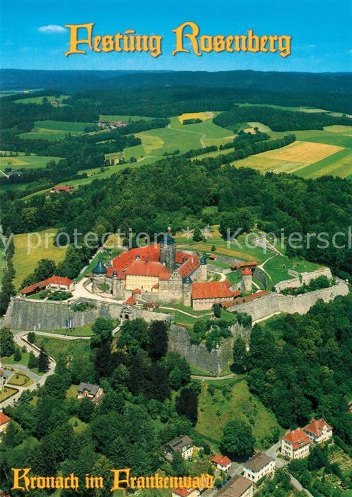 Kronach Oberfranken Festung Rosenberg Naturpark Frankenwald