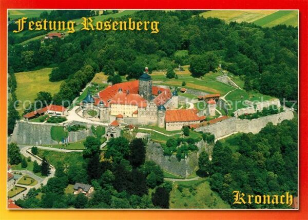 Kronach Oberfranken Festung Rosenberg Naturpark Frankenwald