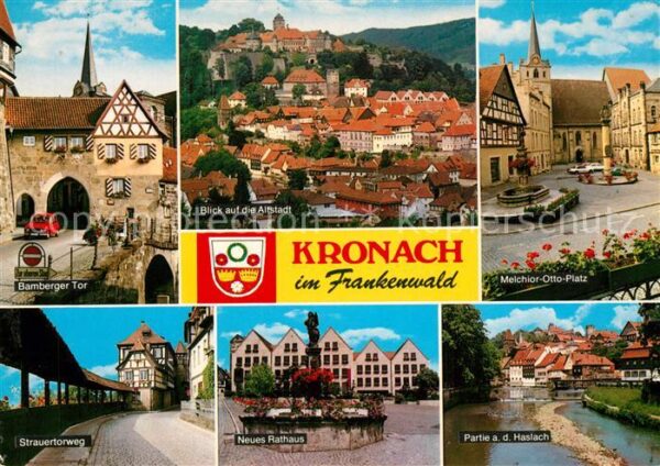 Kronach Oberfranken Bamberger Tor Altstadt Veste Rosenberg