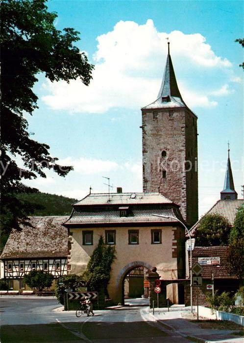 Karlstadt Main Oberes Tor Turm