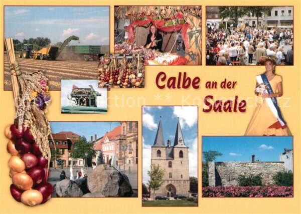 Calbe Saale Zwiebelernte Bollenfest Bollenkönigin M