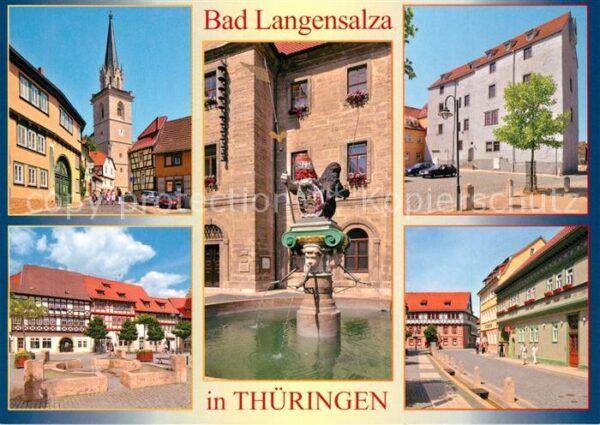 Bad Langensalza Bergkirche Turm Marktkirche Rathaus Bru