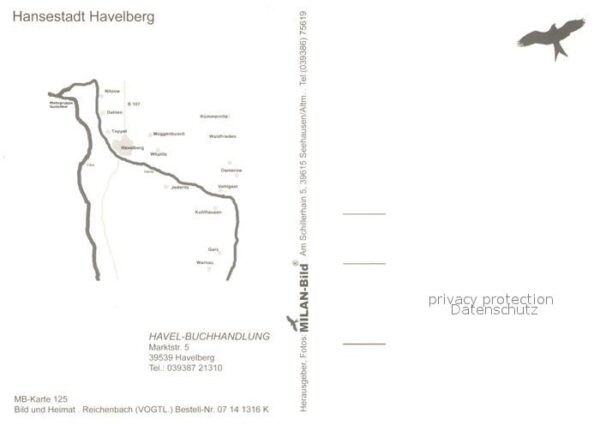 Kuhlhausen Kirche Innenansicht Ortsmotive MB Karte – Bild 2