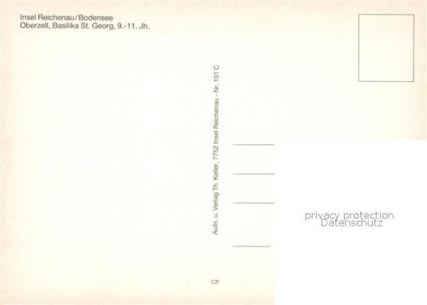 Oberzell Reichenau Basilika St Georg 9. - 11. Jhdt. – Bild 2