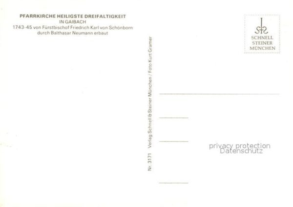 Gaibach Pfarrkirche Heiligste Dreifaltigkeit 18 – Bild 2