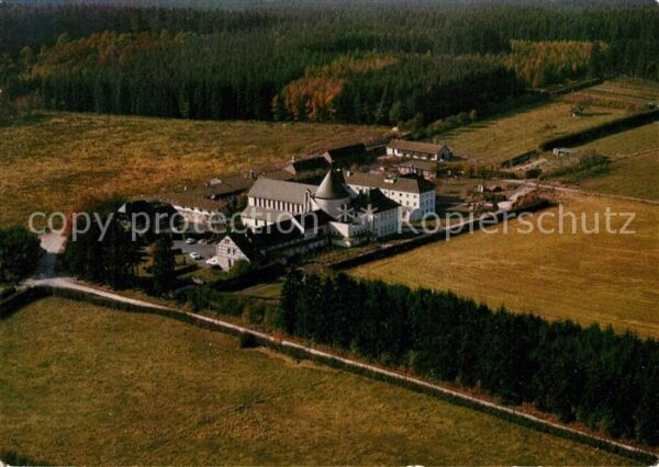 Dahlem Eifel Abtei Maria Frieden Fliegeraufnahme