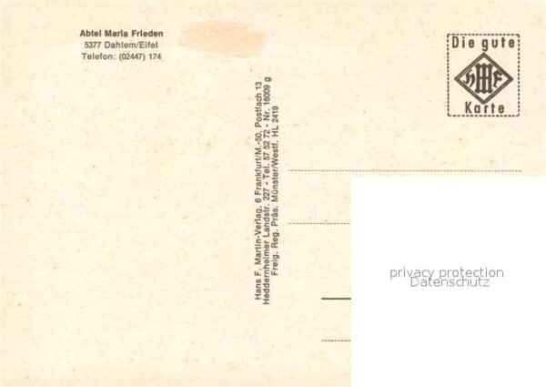 Dahlem Eifel Abtei Maria Frieden Fliegeraufnahme – Bild 2