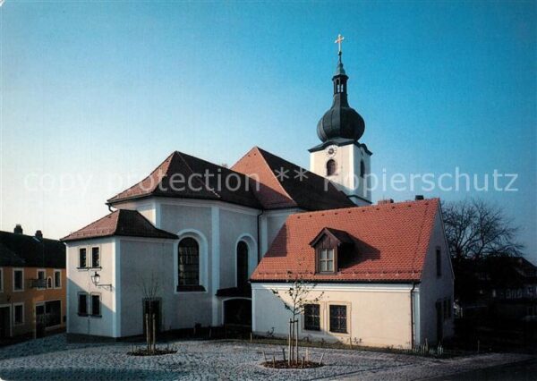Konnersreuth Oberpfalz Pfarrkirche St Laurentius 18. Jhdt. mit