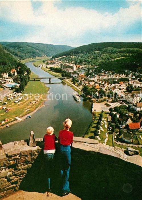 Bad Karlshafen Panorama Wesertal Blick vom Hugenottent
