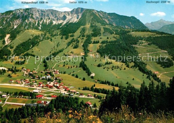 Oberjoch Landschaftspanorama Bergdorf Allgäuer A