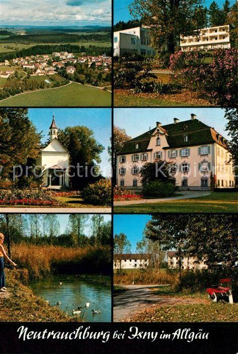 Neutrauchburg Kurhäuser Kapelle Klinik Teich Schloss