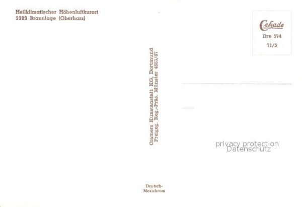 Braunlage Heilklimatischer Höhenluftkurort Fliege – Bild 2