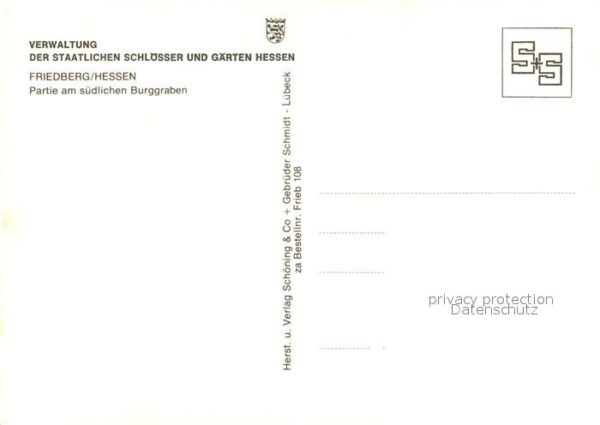 Friedberg Hessen Partie am südlichen Burggraben – Bild 2
