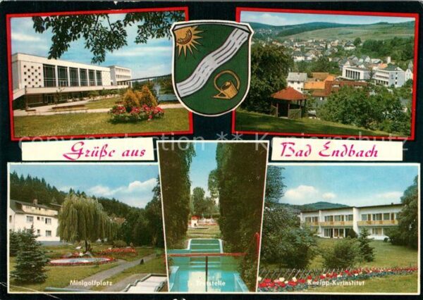 Bad Endbach Kurhaus Minigolfplatz Wassertretstelle