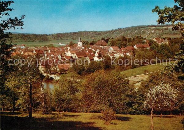 Jagsthausen Heilbronn Panorama Baumblüte
