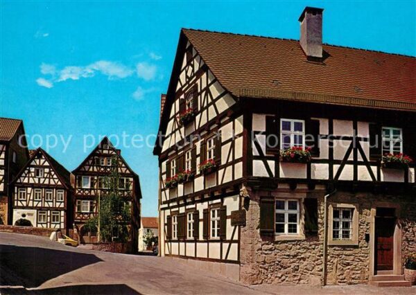 Marbach Neckar Schillers Geburtshaus Fachwerkhäuser