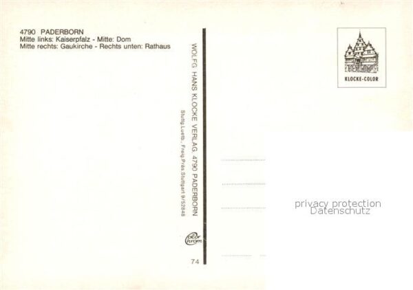 Paderborn Kaiserpfalz Dom Gaukirche Rathaus Flieg – Bild 2