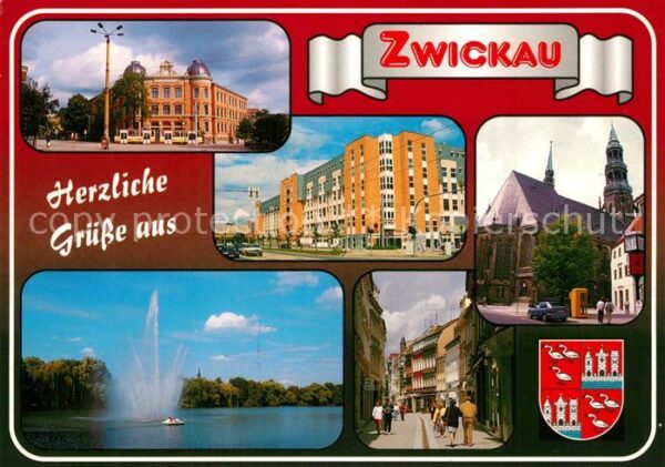 Zwickau Sachsen Georgenmuseum Hotel Wohnhaus Leipziger
