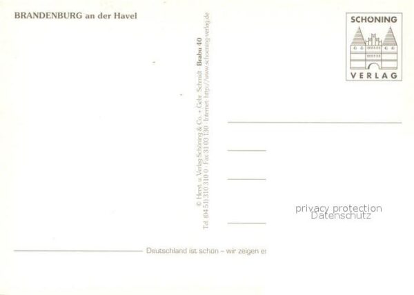 Brandenburg Havel Rathaus Havel Anlegestelle Dampfer Stei – Bild 2