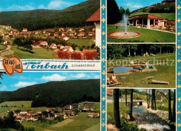Tonbach Landschaftspanorama Tonbachtal im Schwa