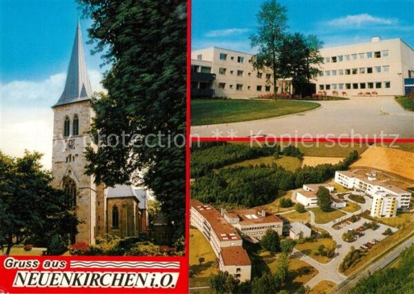 Neuenkirchen Oldenburg Kirche Rathaus Fliegeraufnahme