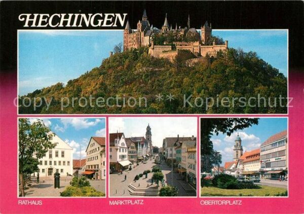 Hechingen Burg Hohenzollern Rathaus Marktplatz Ob
