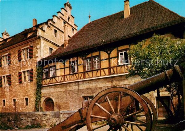 Heidenheim Brenz Kanone im Schlosshof