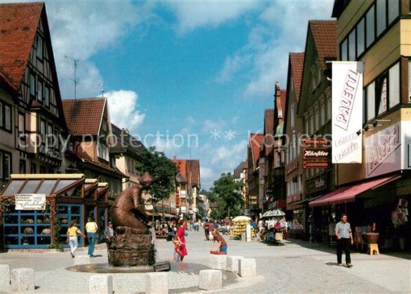 Heidenheim Brenz Knöpfleswäscherbrunnen in der Fussgänge