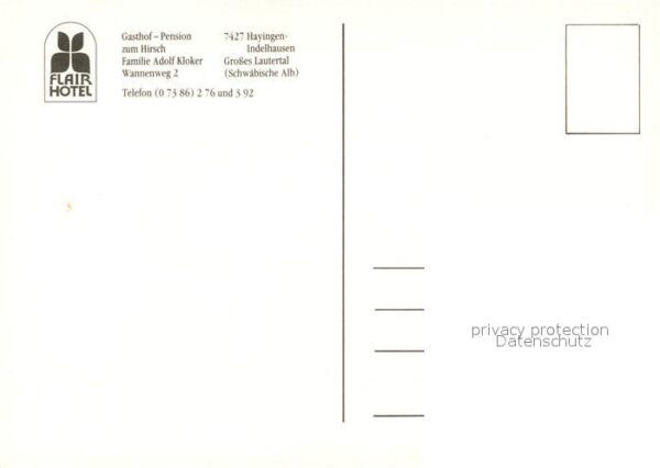 Indelhausen Gasthof Pension zum Hirsch – Bild 2