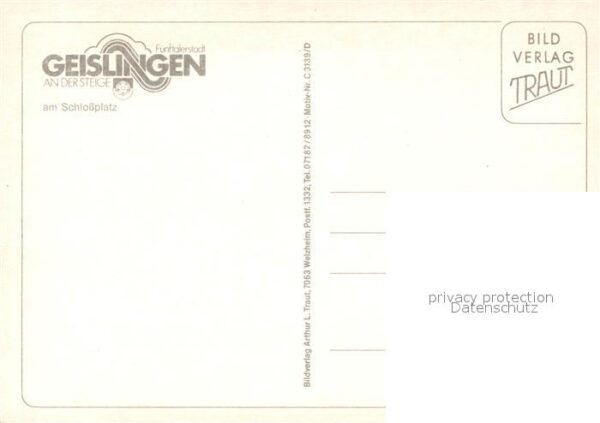 Geislingen Steige Am Schlossplatz – Bild 2