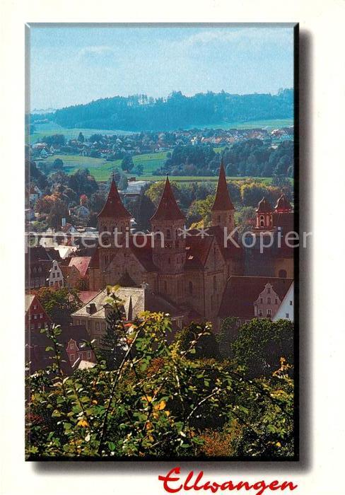 Ellwangen Jagst Kirche Panorama