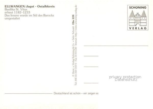 Ellwangen Jagst Basilika St Vitus Inneres Altar – Bild 2
