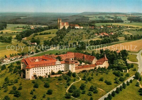 Ellwangen Jagst Schloss und Wallfahrtskirche Schönenber