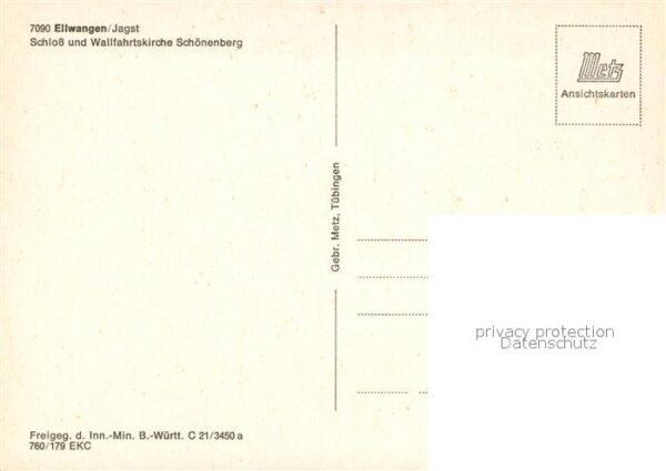 Ellwangen Jagst Schloss und Wallfahrtskirche Schönenber – Bild 2
