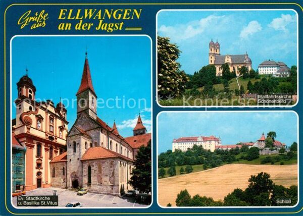 Ellwangen Jagst Wallfahrtskirche Schönenberg Ev Stadtki