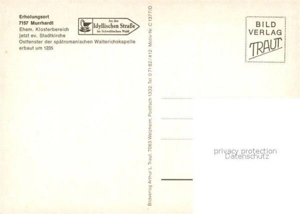 Murrhardt Ostfenster der spätromanischen Walteric – Bild 2