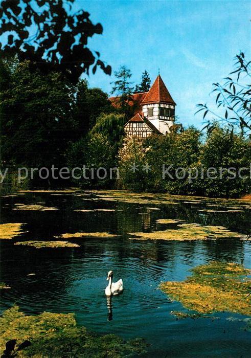 Murrhardt Feuersee mit Walterichskirche