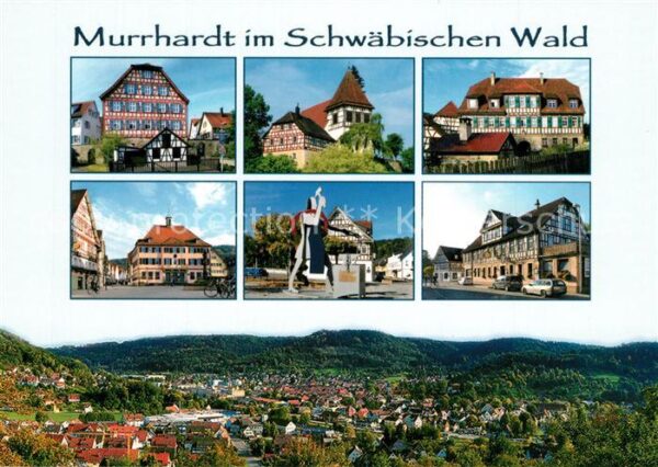 Murrhardt Panorama Grabenschulhaus Walterichskirc