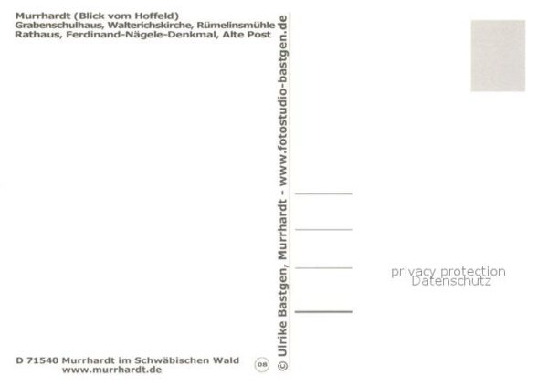Murrhardt Panorama Grabenschulhaus Walterichskirc – Bild 2